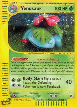 Carte Pokémon: Venusaur