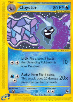 Carte Pokémon: Cloyster