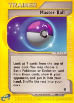 Carte Pokémon: Master Ball