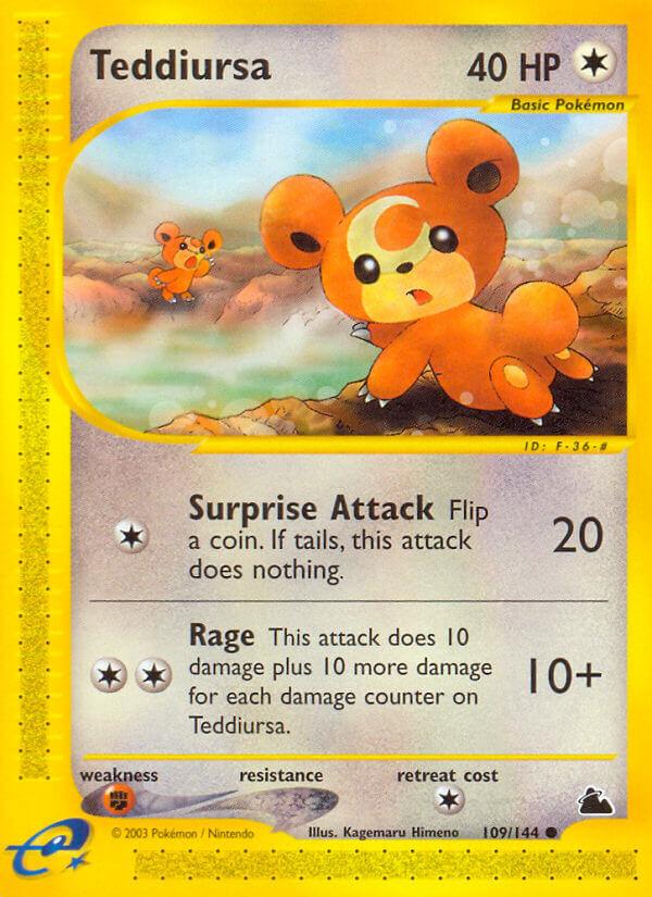 Carte Pokémon: Teddiursa [Teddiursa]