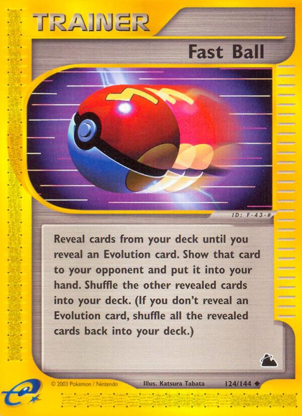 Carte Pokémon: Fast Ball [Speed Ball]