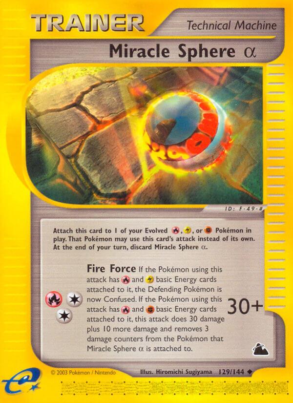 Carte Pokémon: Miracle Sphere α [Sphère Miracle α]