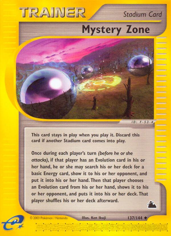 Carte Pokémon: Mystery Zone [Zone Mystère]