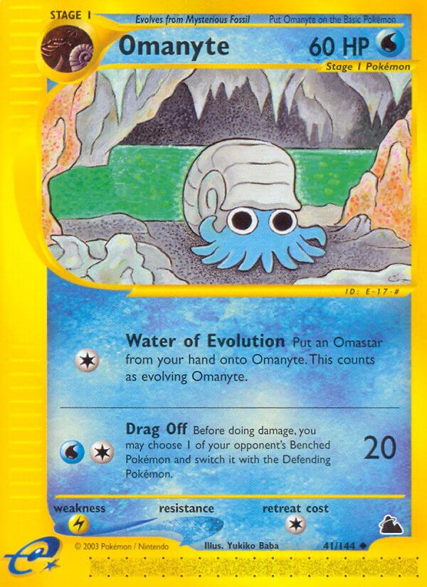 Carte Pokémon: Omanyte [Amonita]