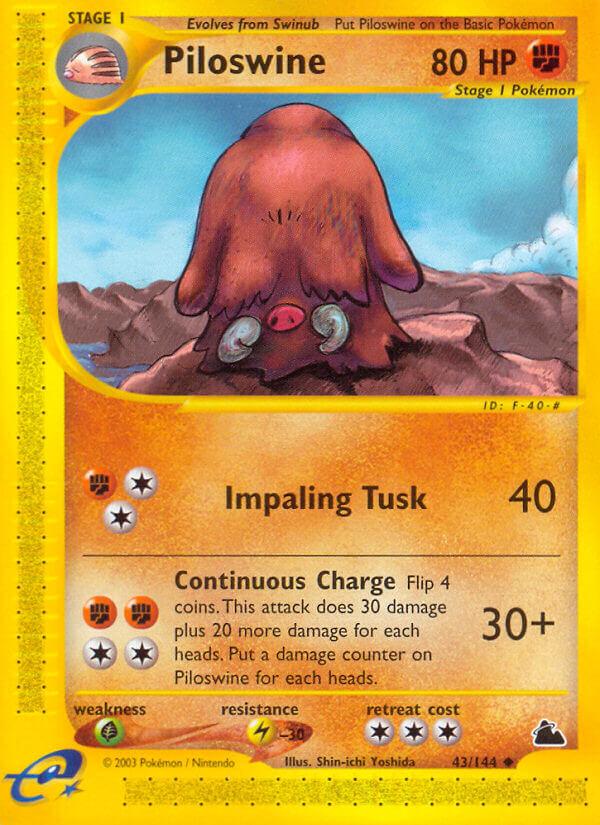 Carte Pokémon: Piloswine [Cochignon]