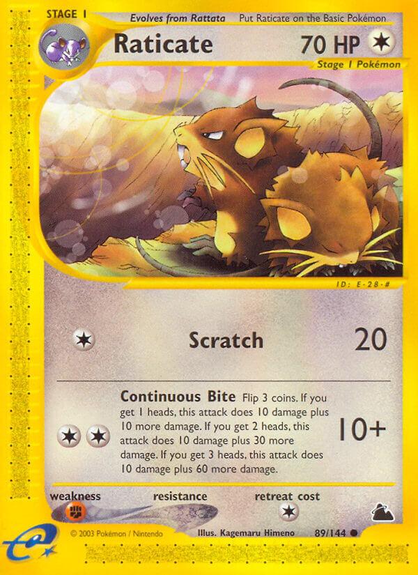 Carte Pokémon: Raticate [Rattatac]