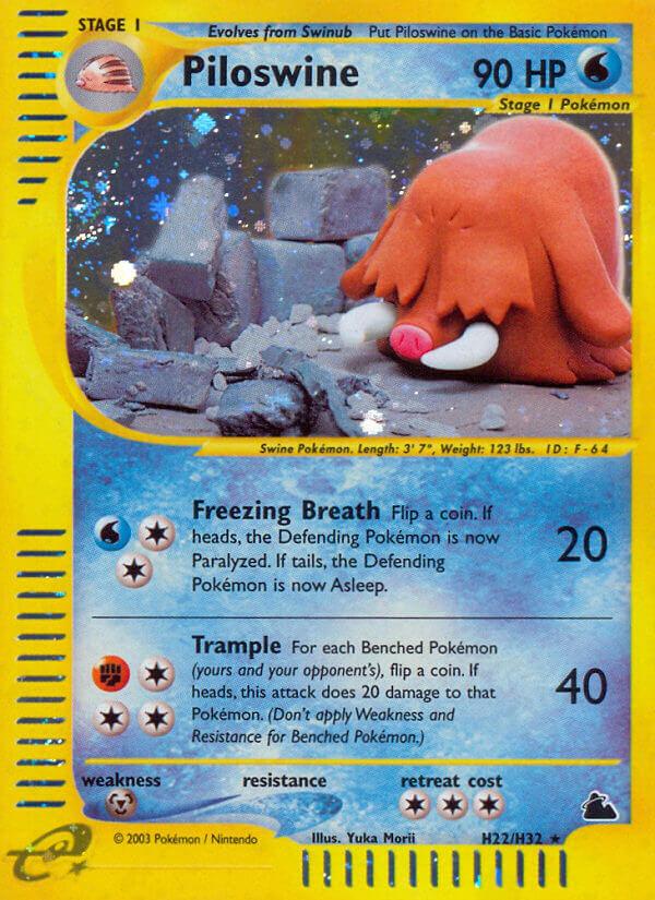 Carte Pokémon: Piloswine [Cochignon]