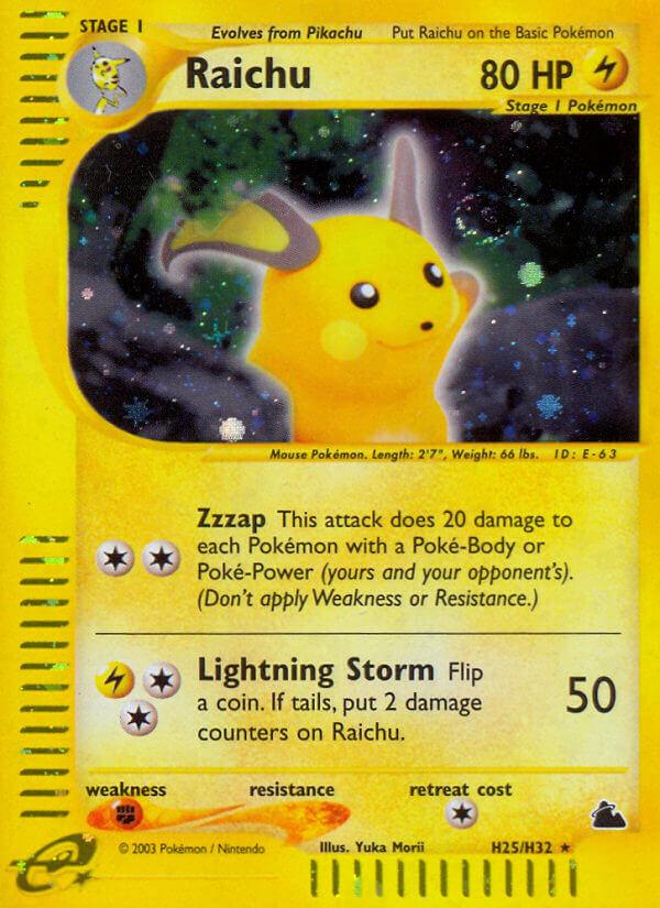 Carte Pokémon: Raichu [Raichu]