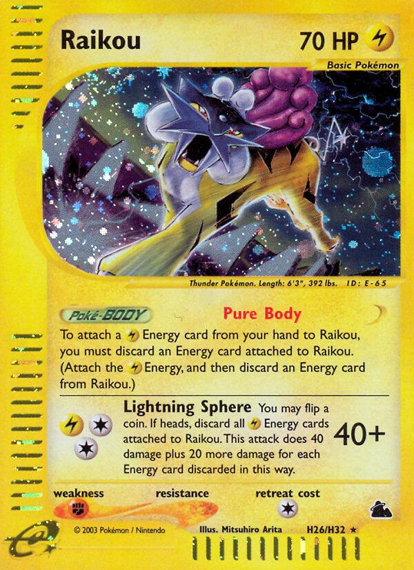 Carte Pokémon: Raikou [Raikou]