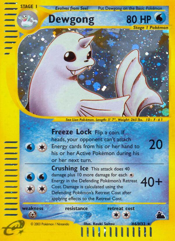 Carte Pokémon: Dewgong [Lamantine]