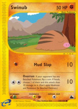 Carte Pokémon: Swinub