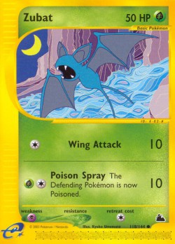 Carte Pokémon: Zubat