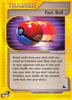 Carte Pokémon: Fast Ball