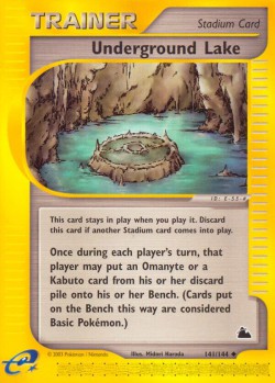 Carte Pokémon: Underground Lake