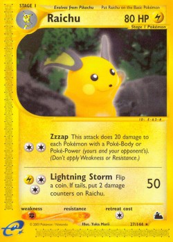 Carte Pokémon: Raichu