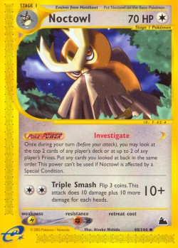 Carte Pokémon: Noctowl