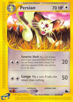 Carte Pokémon: Persian