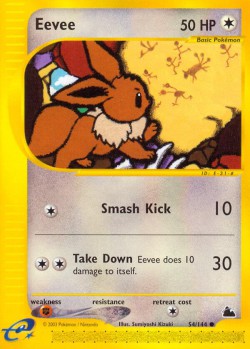 Carte Pokémon: Eevee