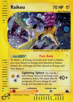 Carte Pokémon: Raikou