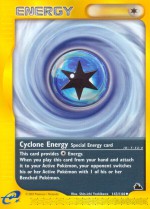 Carte Pokémon: Énergie Cyclone