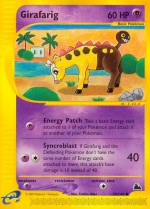 Carte Pokémon: Girafarig