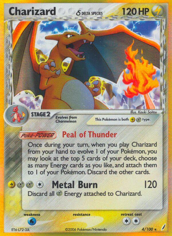 Carte Pokémon: Charizard δ [Dracaufeu δ]