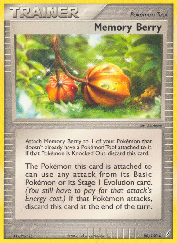 Carte Pokémon: Memory Berry [Baie de mémoire]