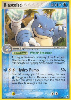 Carte Pokémon: Blastoise