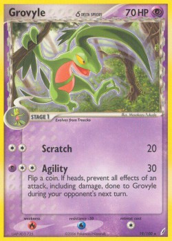 Carte Pokémon: Grovyle δ