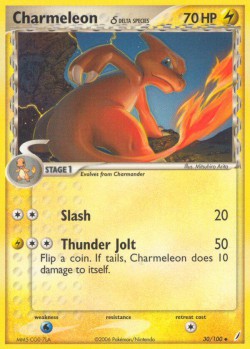 Carte Pokémon: Charmeleon δ