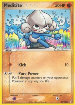 Carte Pokémon: Meditite