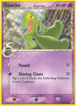 Carte Pokémon: Treecko δ