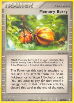 Carte Pokémon: Memory Berry