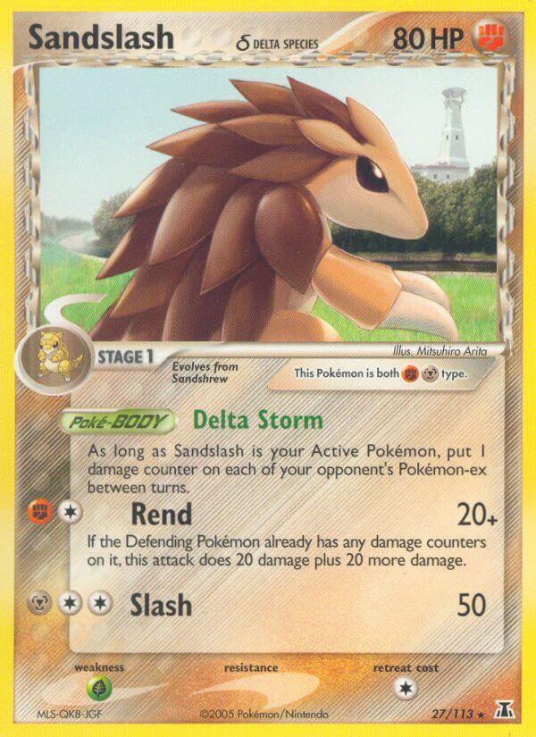 Carte Pokémon: Sandslash δ [Sablaireau δ]