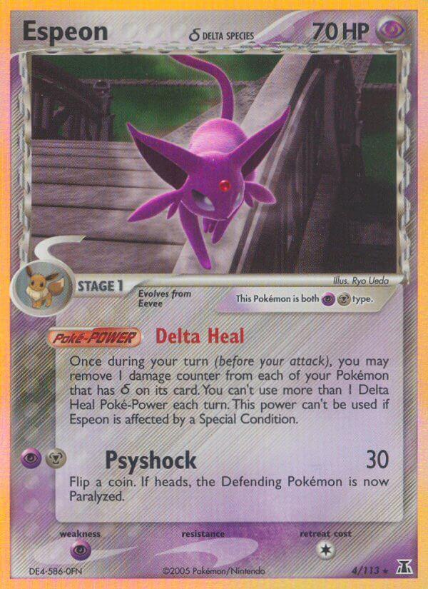 Carte Pokémon: Espeon δ [Mentali δ]