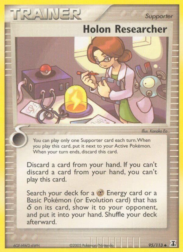 Carte Pokémon: Holon Researcher [Chercheur Holon]