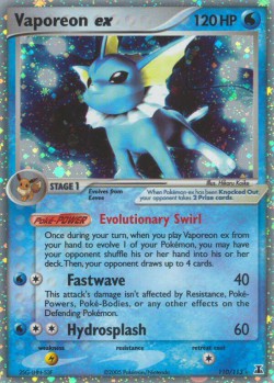 Carte Pokémon: Vaporeon ex