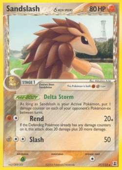 Carte Pokémon: Sandslash δ