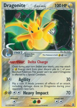 Carte Pokémon: Dragonite δ