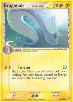 Carte Pokémon: Dragonair δ