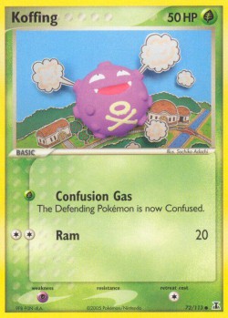 Carte Pokémon: Koffing