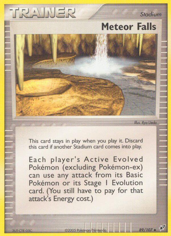 Carte Pokémon: Meteor Falls [Site météore]