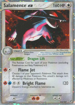 Carte Pokémon: Salamence ex