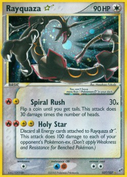 Carte Pokémon: Rayquaza star