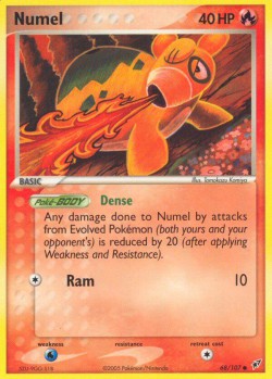 Carte Pokémon: Numel