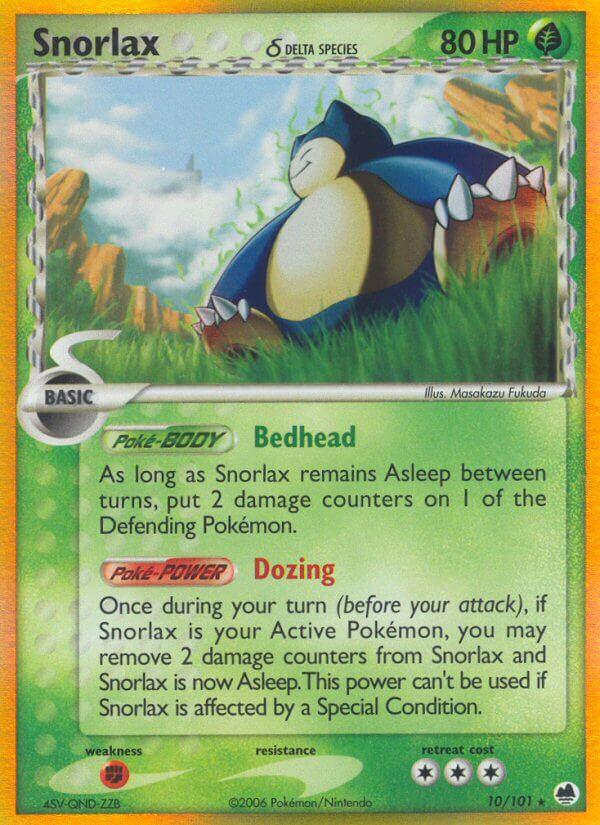 Carte Pokémon: Snorlax δ [Ronflex δ]