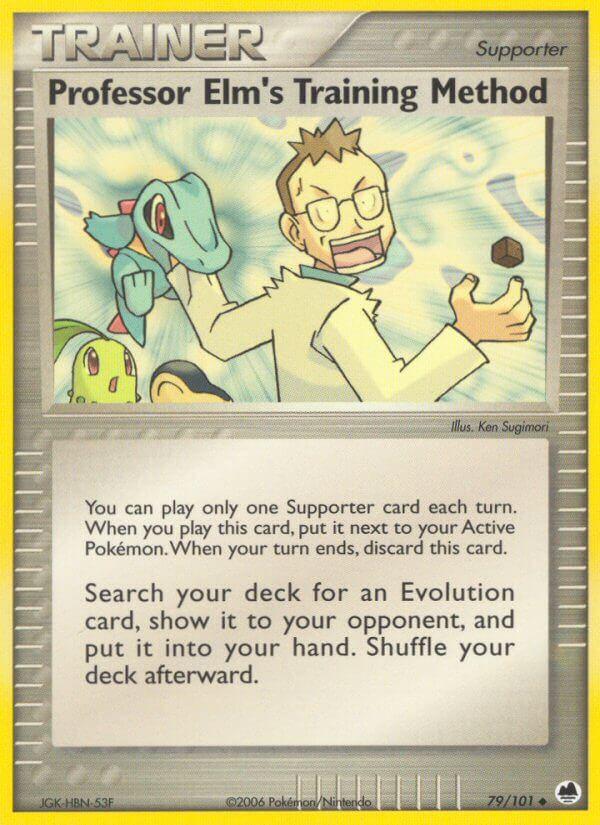 Carte Pokémon: Professor Elm's Training Method [Méthode d'entraînement du Prof. Orme]