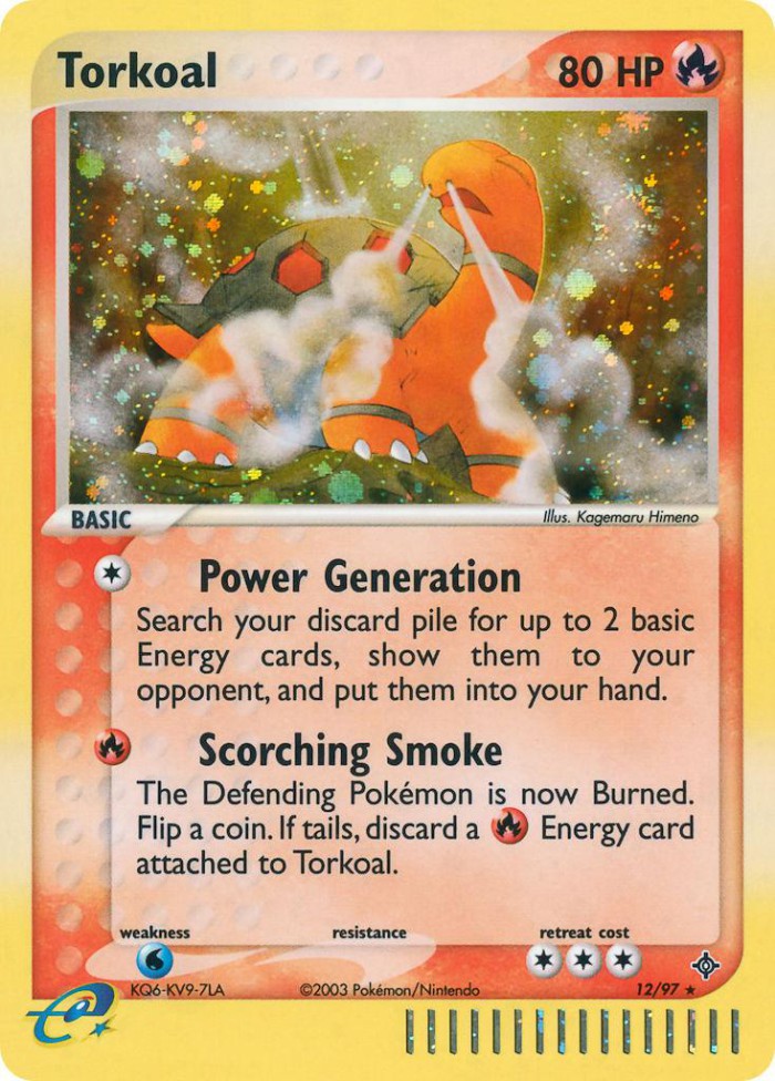 Carte Pokémon: Torkoal [Chartor]