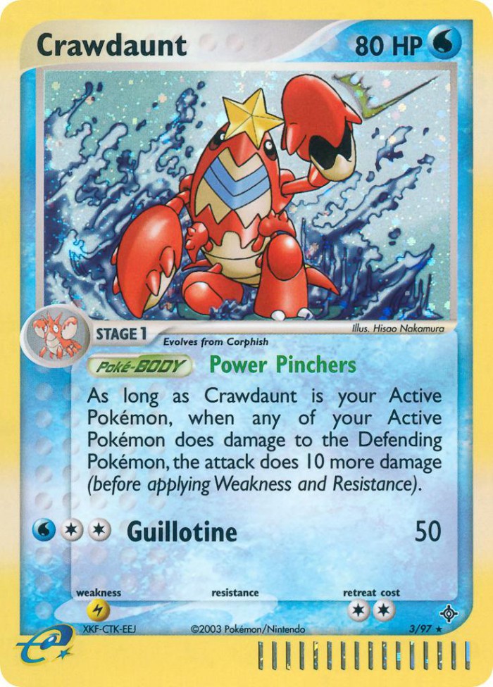 Carte Pokémon: Crawdaunt [Colhomard]