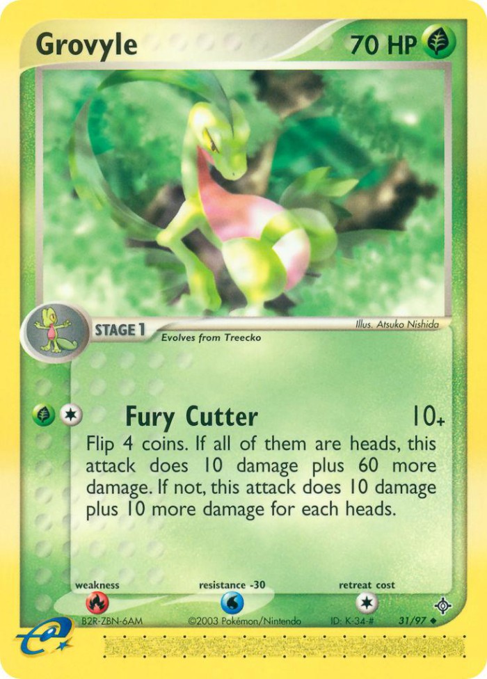 Carte Pokémon: Grovyle [Massko]